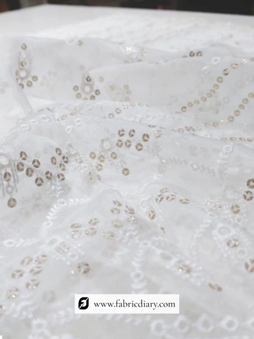 Beautiful Embroidered Dyeable Dupatta