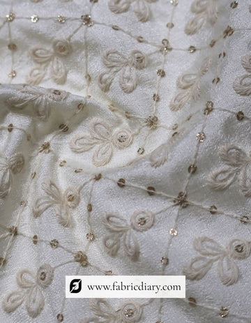 Designer Embroidered Sherwani Fabric for Men