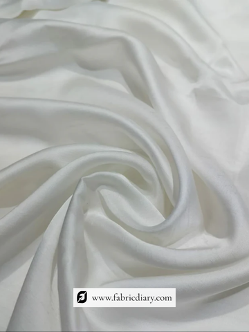 Plain Dyeable Pure Viscose Row Silk Satin Fabric