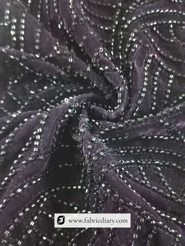 Royal Menswear Jacket Embroidery Fabric