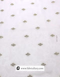 Traditional zari work fabric – embroidered butti textile in bulk