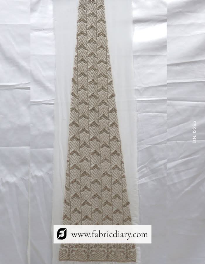 Designer golden kali fabric for wedding lehengas