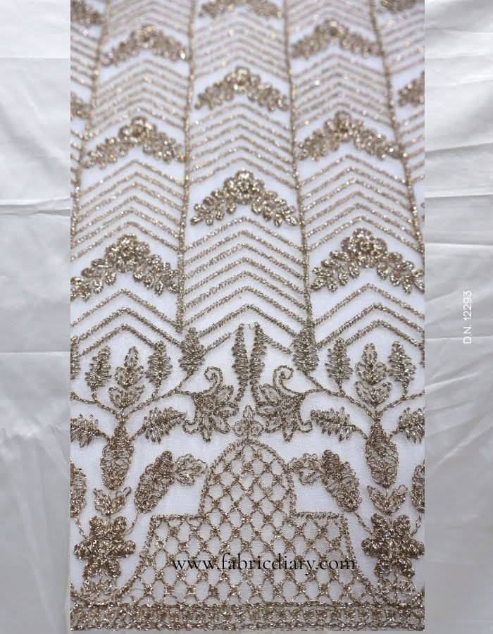 Wholesale embroidered kali fabric for women’s ethnic dresses