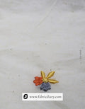 Wholesale organic cotton fabric with embroidered motifs