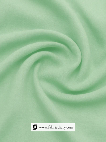 Mint Viscose Row Silk Fabric