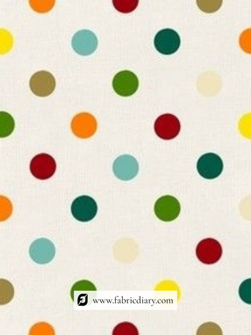 Poly Polka Dot Printed Fabric