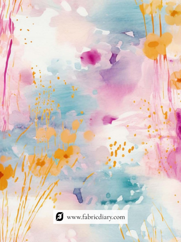 Pure Printed Russian Silk Fabric