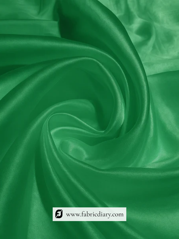 Vibrant Green Dyeable Upada Silk Fabric