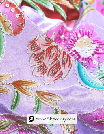 Soft floral position printed fabric for wholesale buyers in Italy