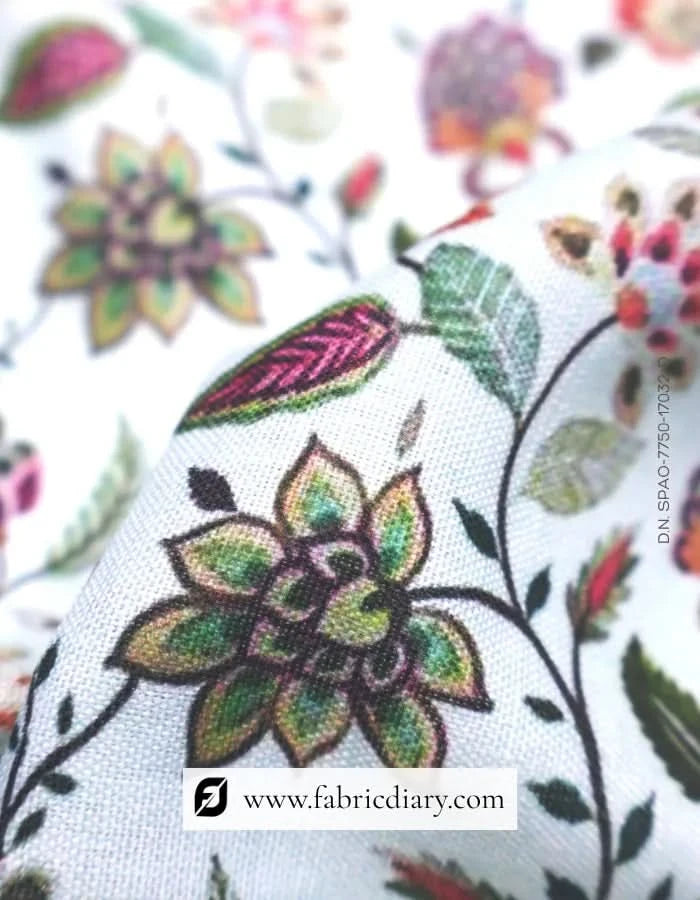 Floral print bulk from Hosur textile zone