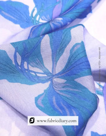 Trendy floral muslin outfit fabric in Philippines fashion