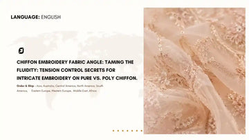 Taming Chiffon Fluidity for Bridal Fashion Bulk Exporter for Global Fashion Brands