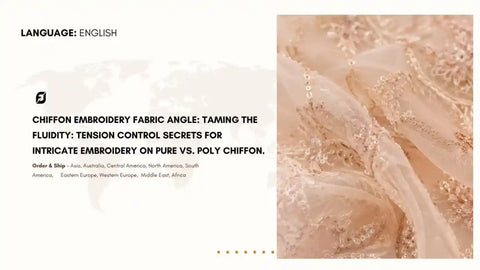 Taming Chiffon Fluidity for Bridal Fashion Bulk Exporter for Global Fashion Brands