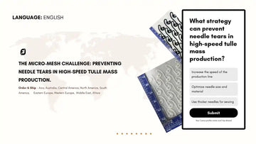 The Micro-Mesh Challenge: Preventing Needle Tears in High-Speed Tulle Mass Production.