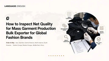 How to Inspect Net Quality for Mass Garment Production Bulk Exporter for Global Fashion Brands