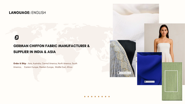 German Chiffon Fabric Manufacturer & Supplier in India & Asia