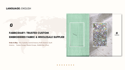 FabricDiary: Trusted Custom Embroidered Fabric & Wholesale Supplier