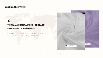 Textil Mayorista Indio – Bordado, Estampado y Sostenible