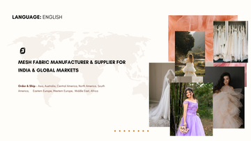 Mesh Fabric Manufacturer & Supplier for India & Global Markets