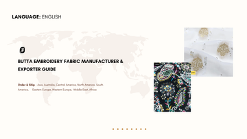 Butta Embroidery Fabric Manufacturer & Exporter Guide