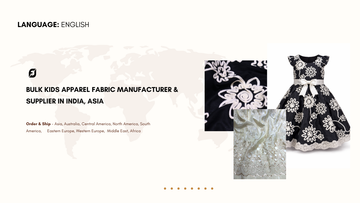 Bulk Kids Apparel Fabric Manufacturer & Supplier in India, Asia