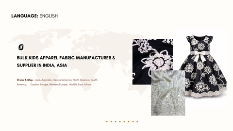 Bulk Kids Apparel Fabric Manufacturer & Supplier in India, Asia