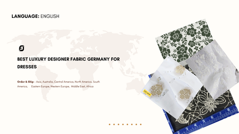 Best Luxury Designer Fabric Germany for Dresses | Import from FD India