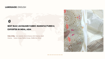Best Bulk Jacquard Fabric Manufacturer & Exporter in India, Asia