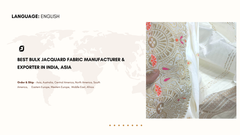 Best Bulk Jacquard Fabric Manufacturer & Exporter in India, Asia