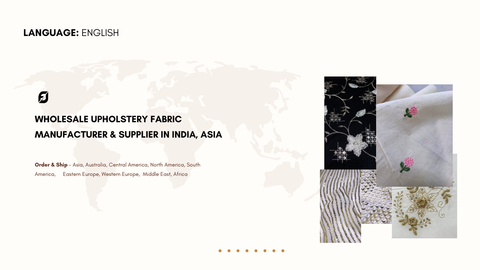 Wholesale Upholstery Fabric Manufacturer & Supplier in India, Asia