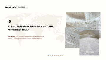 Schiffli Embroidery Fabric Manufacturer and Supplier in Asia