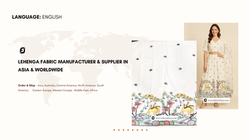Lehenga Fabric Manufacturer & Supplier in Asia & Worldwide
