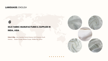 Silk Fabric Manufacturer & Supplier in India, Asia