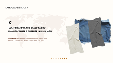  Leather and Rexine Based Fabric Manufacturer & Supplier in India, Asia