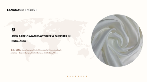 Linen fabric Manufacturer & Supplier in India, Asia