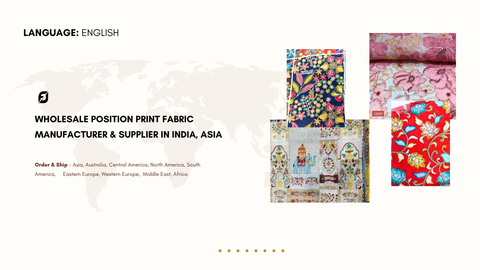 Wholesale Position Print Fabric Manufacturer & Supplier in India, Asia