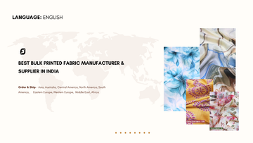 Best Bulk Printed Fabric Manufacturer & Supplier in India