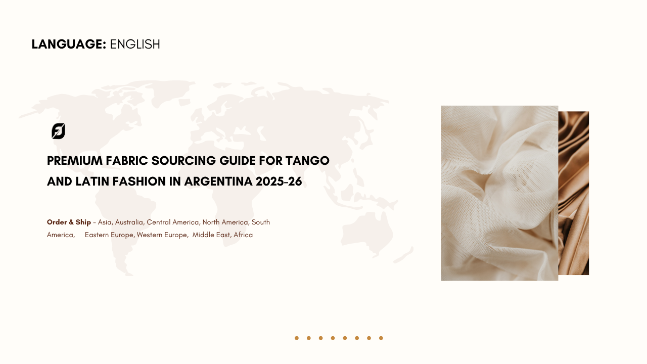 Argentina Fabric Sourcing: Tango, Leather & Lace