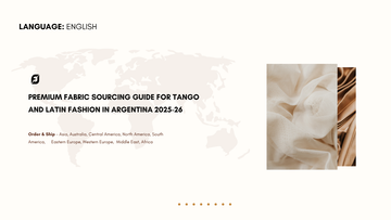 Argentina Fabric Sourcing: Tango, Leather & Lace