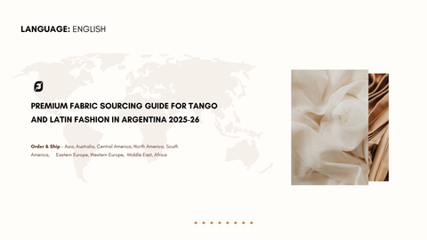 Premium Fabric Sourcing Guide for Tango and Latin Fashion in Argentina 2025-26