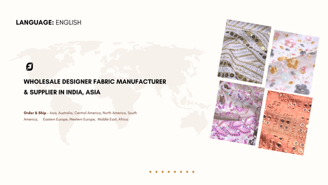 Wholesale Designer Fabric Manufacturer & Supplier in India, Asia