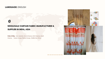 Wholesale Curtain Fabric Manufacturer & Supplier in India, Asia