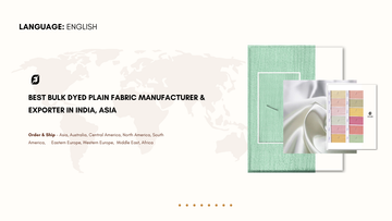 Best Bulk Dyed Plain Fabric Manufacturer & Exporter in India, Asia