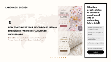 How To Convert Your Mood Board Into An Embroidery Fabric Brief A Supplier Understands