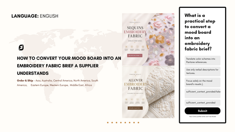 How To Convert Your Mood Board Into An Embroidery Fabric Brief A Supplier Understands