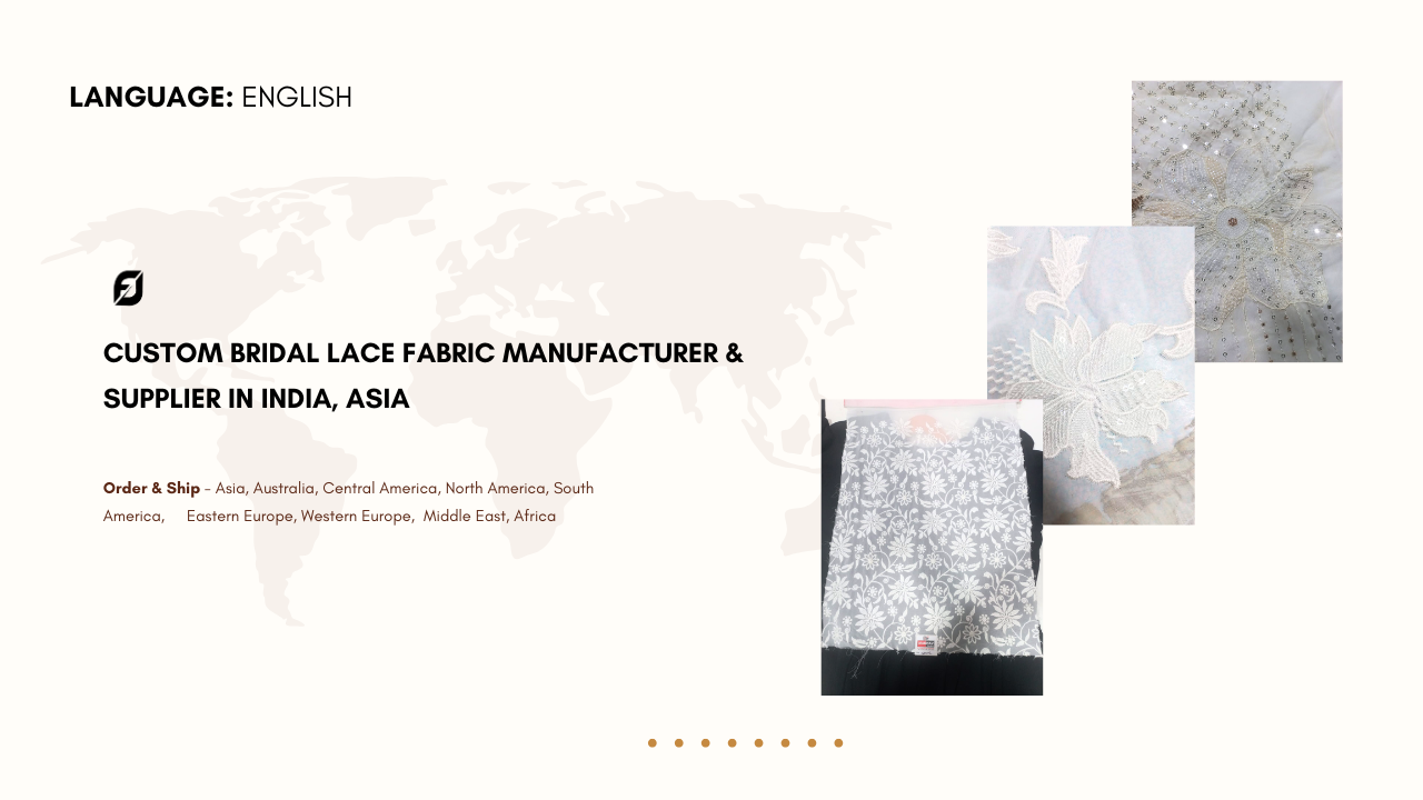 Custom Bridal Lace Fabric Manufacturer & Exporters – FabricDiary