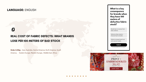 Real Cost Of Fabric Defects: What Brands Lose Per 100 Meters Of Bad Stock