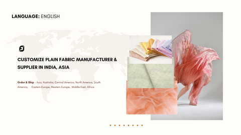 Customize Plain Fabric Manufacturer & Supplier in India, Asia