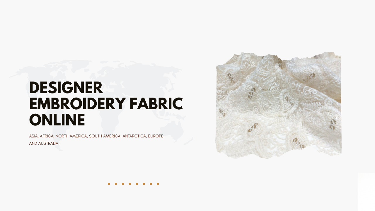 Designer Embroidery Fabric Online