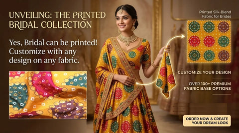 Bridal Printed Fabric: Custom Printing & Bulk Sourcing